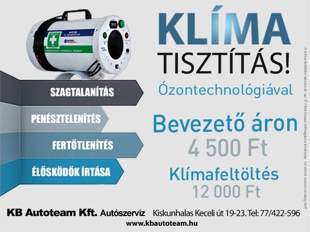 Klímatisztítás ózontechnológiával