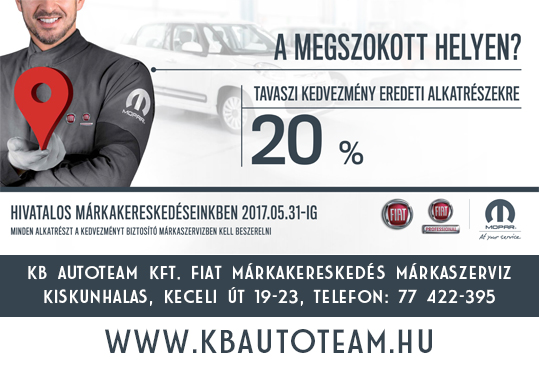 Fiat tavaszi szervizkampány 2017