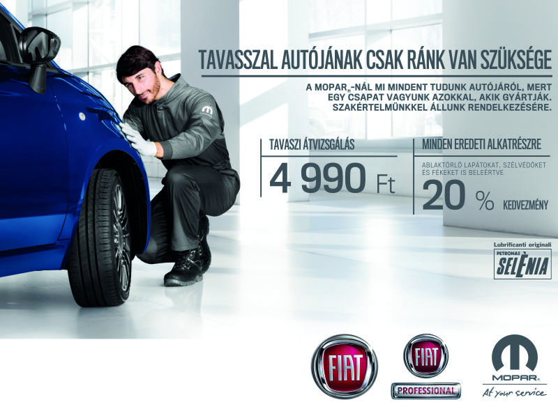 FIAT TAVASZI SZERVIZ AKCIÓ