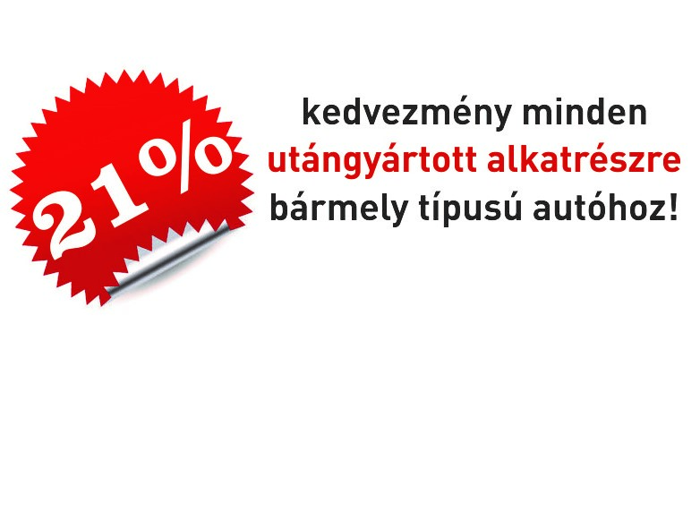 Spóroljon velünk 21%-ot!