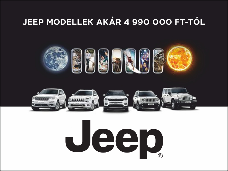 Jeep Márkakereskedés és Márkaszerviz lettünk! 