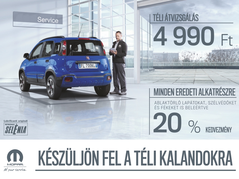 Fiat és Jeep téli szerviz akció 2018