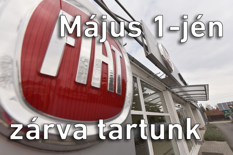 Május 1-jén zárva tartunk