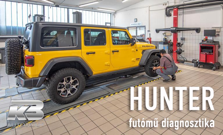 Hunter - a tökéletes futómű diagnosztika